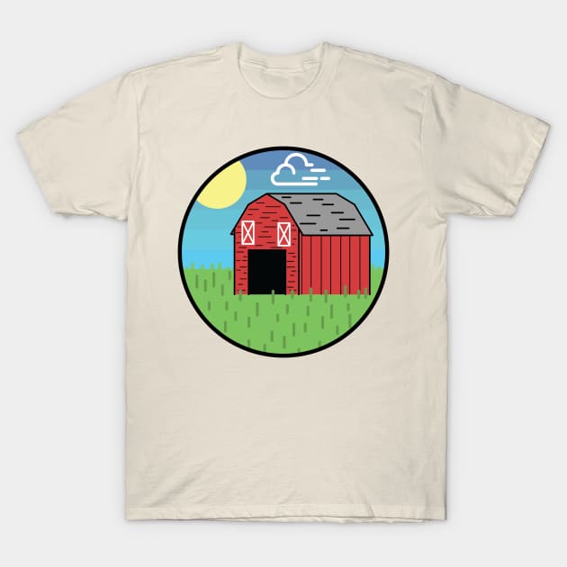 Barn T-Shirt by sasquatchbear